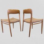 Set Van 8 Stoelen Niels Moller Voor Mollers Mobelfabrik thumbnail 24