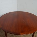 Round Teak Dining Table By Arne Vodder For Sibast thumbnail 3