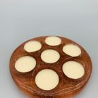 Vintage Roze Glas Waxinelichthouder thumbnail 2
