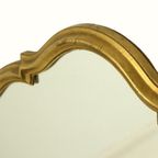 Vintage Drieluik Spiegel Bladgoud Verguld Hollywood Regency 86Cm thumbnail 7