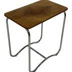 Vintage Art Deco / Bauhaus Stijl Bijzettafel Sidetable 60's thumbnail 10