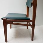 Deense Midcentury Modern Teak Eetkamerstoelen, Set Van 4 thumbnail 16