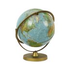 Vintage Wereldbol Gyroscopisch Globe Met Reliëf Jaren 1960 thumbnail 5