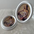4x Mooie Houten Ovale Foto Lijsten Met Foto Vervangbare Functie thumbnail 12
