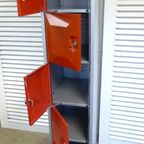 Mooie Rode Industriele Retro Locker thumbnail 23