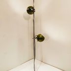 Vintage Green Eye Ball Floor Lamp By Herda, The Netherlands , 1960S thumbnail 4