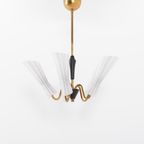 Chandelier By Hans Bergstrom For Asea, 1950’s Sweden thumbnail 4