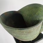 Prachtige Terracotta Slakkenhuis Met Verbazingwekkende Patina thumbnail 7