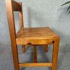 Vintage Eetkamerset – 6 Stoelen En Verstelbare Tafel thumbnail 23