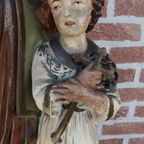 Groot Heiligenbeeld "jozef Met Kindje Jezus". thumbnail 6