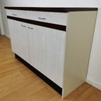 Vintage Mid Century Formica Keukenkast Wandkast Dressoir thumbnail 5