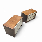 Pair / Bedside Tables With Scandinavian Design 1970s thumbnail 8