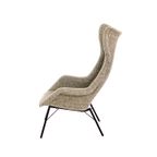 Vintage Miroslav Navratil Wingback Lounge Fauteuil Voor Ton thumbnail 4
