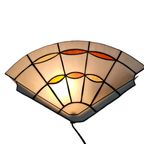 Tiffany Stijl - Wandlamp - Glas - Lood - 3E Kwart 20E Eeuw thumbnail 4