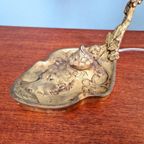 Art Nouveau-lamp In Verguld Brons, Eind 19e Eeuw. thumbnail 16