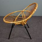 Kenmerkende Rotan Fauteuil, Dutch Design, 1960 thumbnail 6