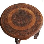 Vintage Indonesisch Houten Salon/Bijzettafel, Jaren '60/'70 thumbnail 3
