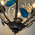 Banci Firenze Design Kroonluchter Hanglamp Blauwe Details thumbnail 12