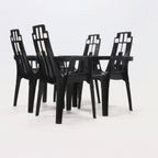 Set Of 4 Boston Chairs By Pierre Paulin For Henry Massonnet France 1980S thumbnail 6