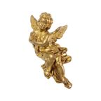 Grote Gouden Engel Cherubijn Putti Muur Decoratie Beeldje 30Cm thumbnail 14