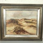 Achiel Lombaert - Schilderij Duinen thumbnail 3