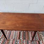 Vintage Eettafel Tafel Teakfineer Uitschuifbaar (W) thumbnail 10