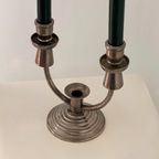 Set Of 2 Vintage Art Deco Candelabras thumbnail 7
