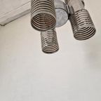 Space Age Italiaanse Chromen Veer Lamp Vintage Design thumbnail 9