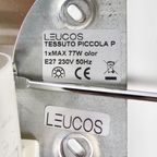 Leucos - Tessuto Piccola P - Glas - Metal - Made In Italy - 90'S thumbnail 8