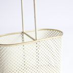 A French Wine Bottle Basket In The Style Of Mategot, 1950S thumbnail 11