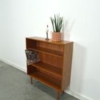 Noten Fineer Boekenkast Lp Kast Met Legplanken Nr. 2 thumbnail 8