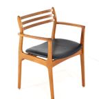 Set 5 + 1 Deense Vintage Eetkamerstoelen Stoelen thumbnail 2