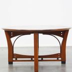 Ovale Schuitema Salontafel Uit De Jugendstil/ Art Nouveau Design Serie Met Mooie Patronen thumbnail 4