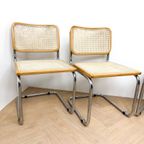 Vintage Marcel Breuer, Cesca Stoel, Vier Stuk Webbing thumbnail 5