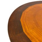 Art Deco Eiken Bijzettafel Ingelegd Blad Design Coromandel thumbnail 24