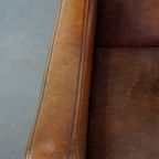 Comfortabele Schapenleren Art Deco Design Fauteuil Met Een Luxe Uitstraling thumbnail 12