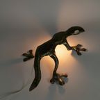 Wandlamp - Salamander - Hagedis - Handmade - Metaal - 90'S thumbnail 8
