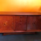 Art Deco Mahonie Hout Dressoir Kast Jaren 30 thumbnail 7