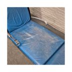 Blauw Lederen Lounge Stoel Futuro 3 Door Massimo Iosa Ghini Voor Moroso - Italië Jaren 80 thumbnail 13