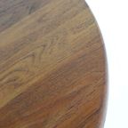 Niels Bach Vintage Ronde Eettafel Eetkamertafel Deens Massief Teak thumbnail 13