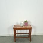 Oude Houten Tafel Met Marmeren Blad thumbnail 7