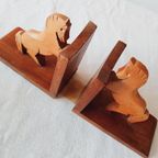 Boekensteunen Paard Set Hout thumbnail 8