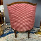 Extra Brede Fauteuil In De Stijl Van Louis Xv. Mahonie. thumbnail 3