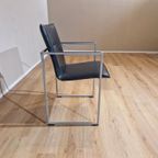 4x Arco Frame - Eetkamerstoelen - Zwart - Leder - Design thumbnail 12