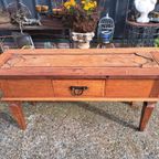 Grote Oude Spaanse Sidetable, Haltafel thumbnail 6