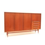 Vintage Highboard / Dressoir Van Heinrich Riestenpatt Gemaakt In De Jaren '60 thumbnail 11