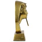 Toetanchamon Beeldje Sculptuur Messing Hollywood Regency Koper Farao 22Cm thumbnail 4