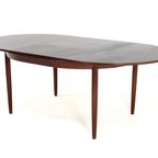 Palissander Ovalen Verlengbare Eettafel Tafel 'trespring' Vintage thumbnail 13
