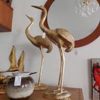 Grote Messing Kraanvogels Kraanvogel Vogels Vogel Messing | Kerst thumbnail 4