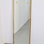 Vintage Messing Acrylic Spiegel Regency ‘70 Goud Italie thumbnail 5